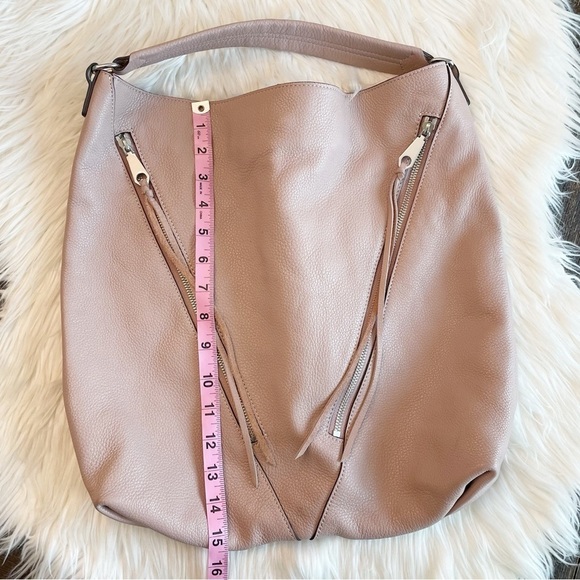 Rebecca Minkoff Mauve Leather Shoulder Bucket Bag - Picture 13 of 14